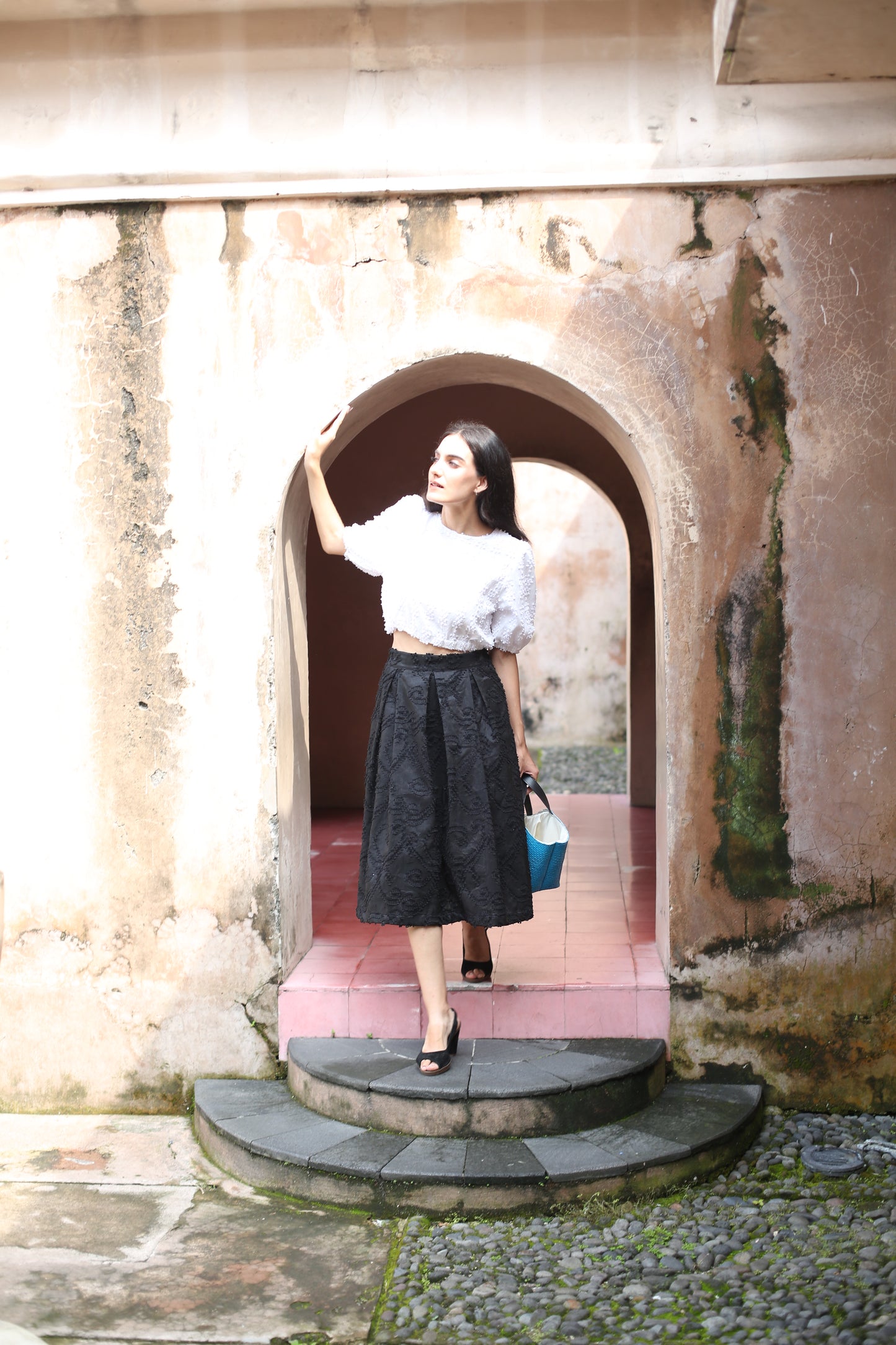 Caitlyn pleated skirt