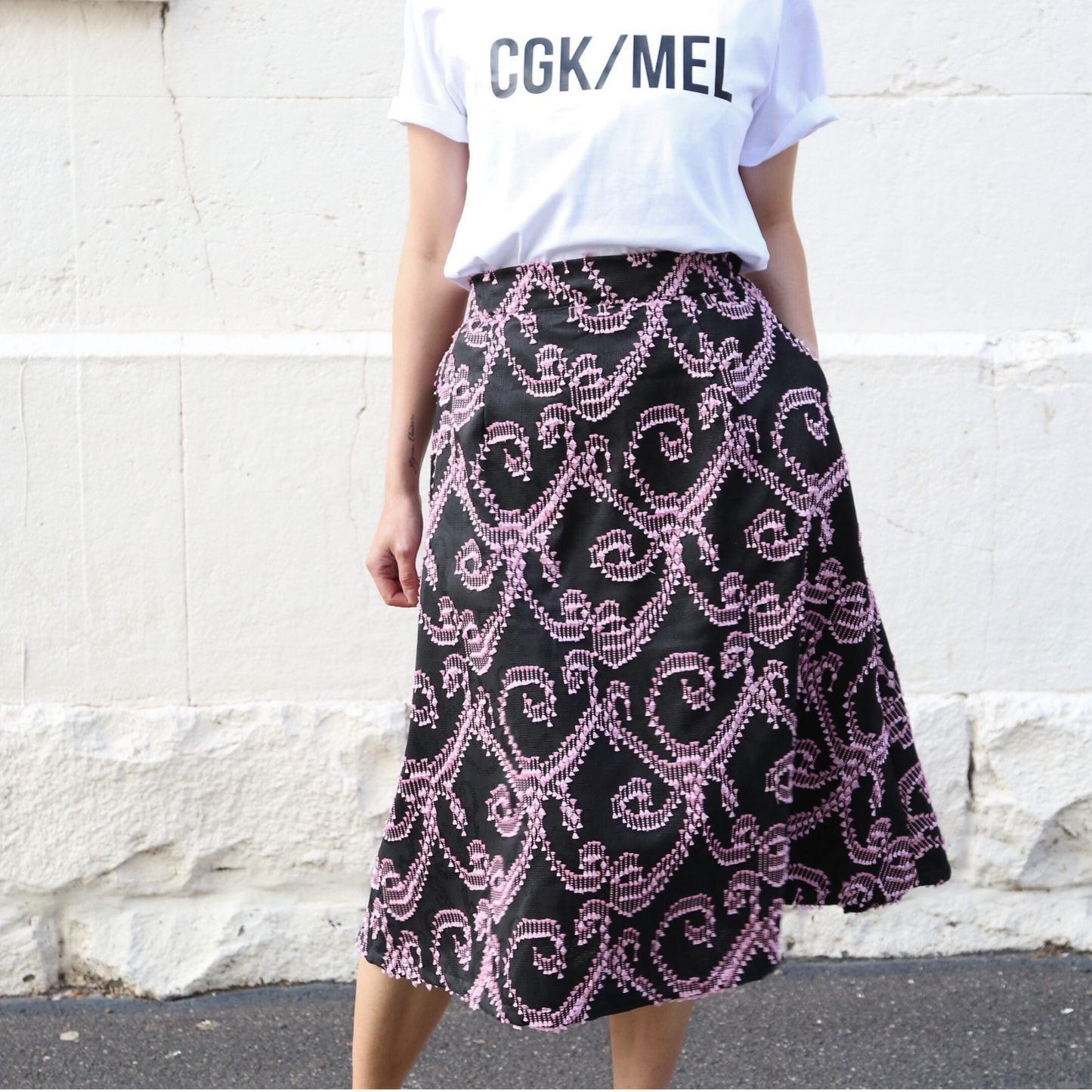 Sally skirt in tenun