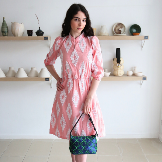 Sarah dress in tenun