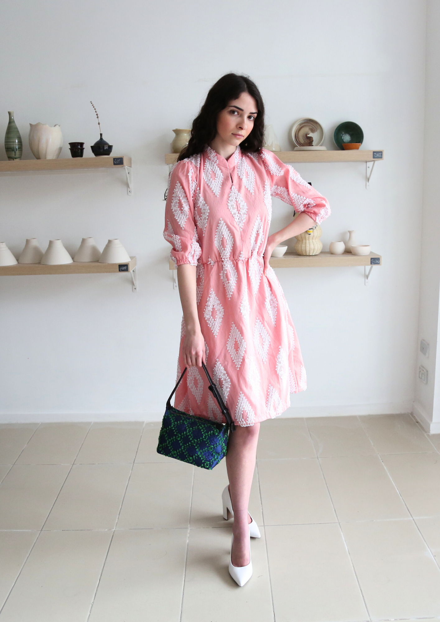 Sarah dress in tenun