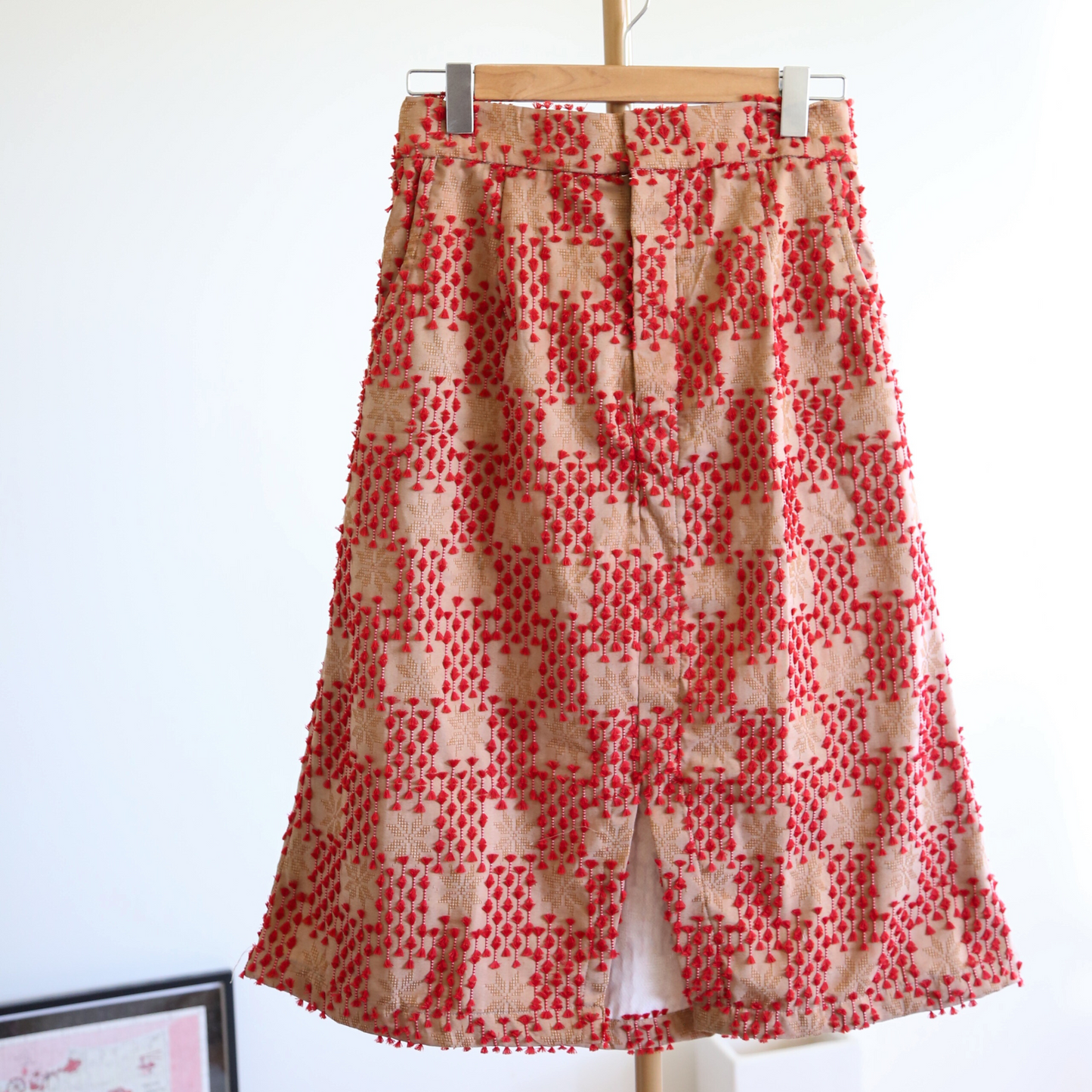 April slit skirt in tenun