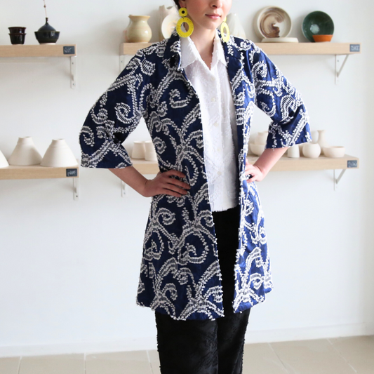 Alice collared long outerwear