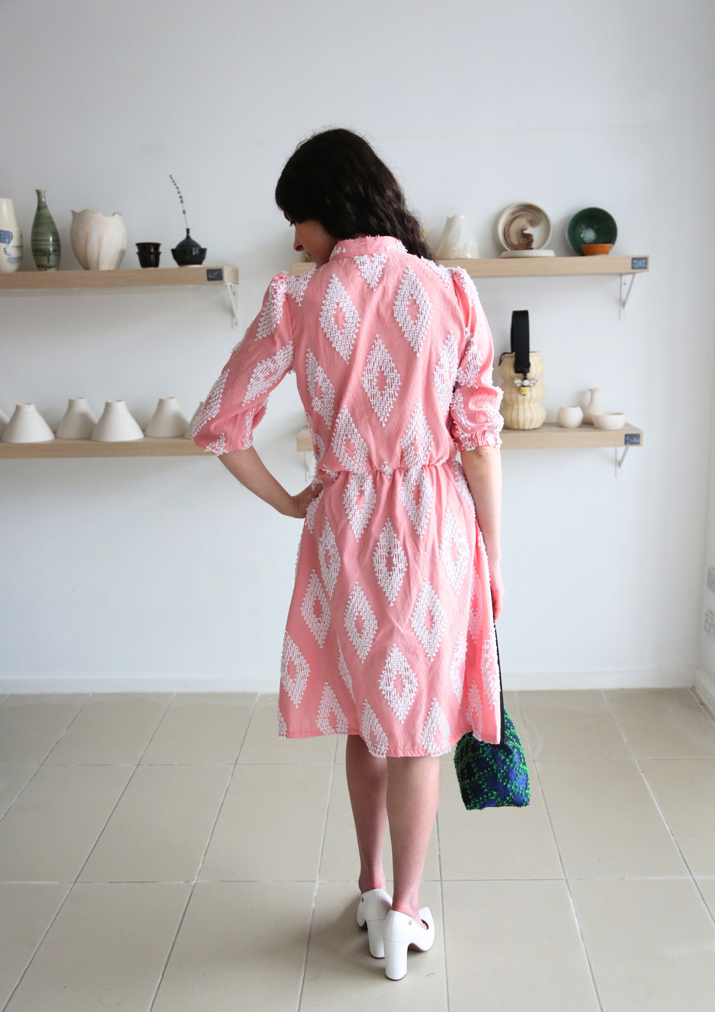 Sarah dress in tenun