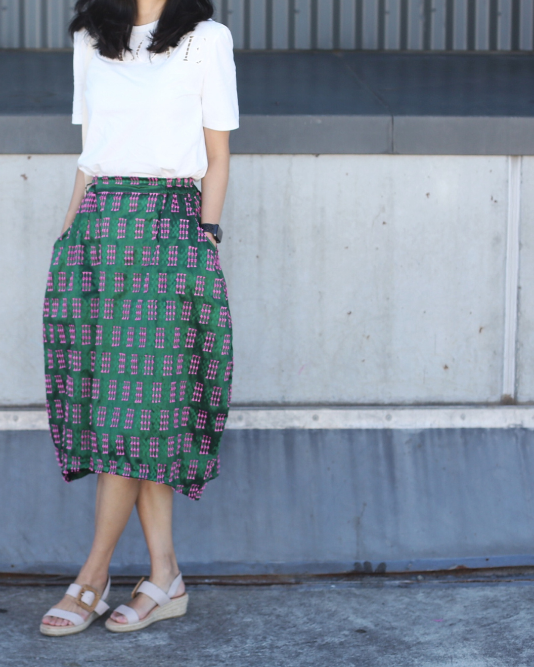 Charissa tulip skirt