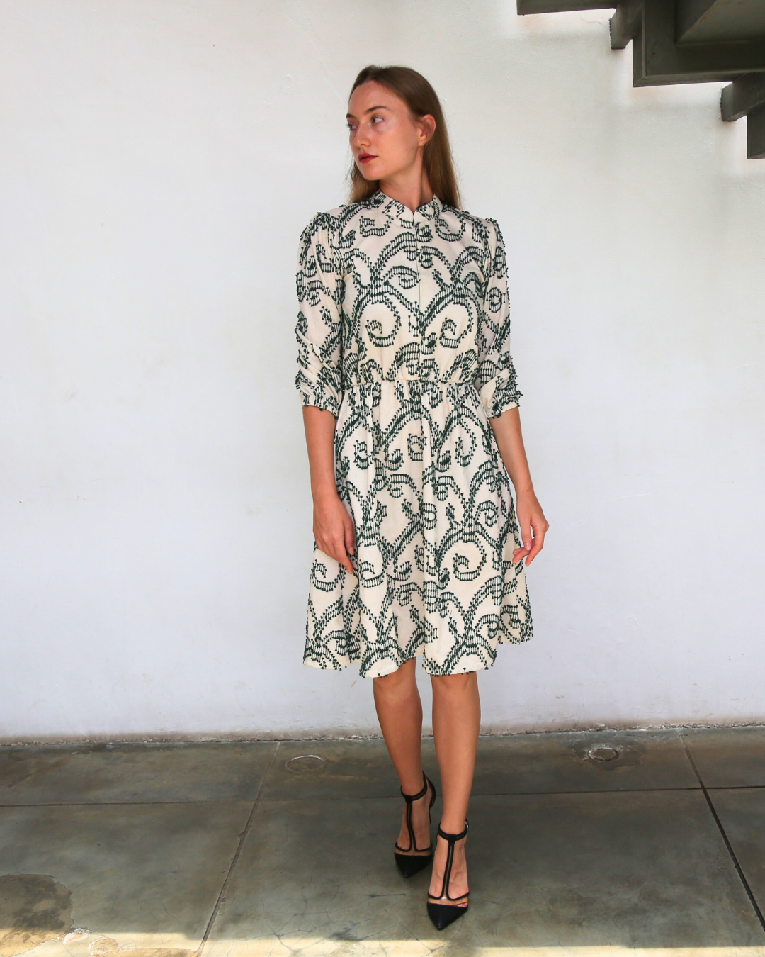 Sarah dress in tenun