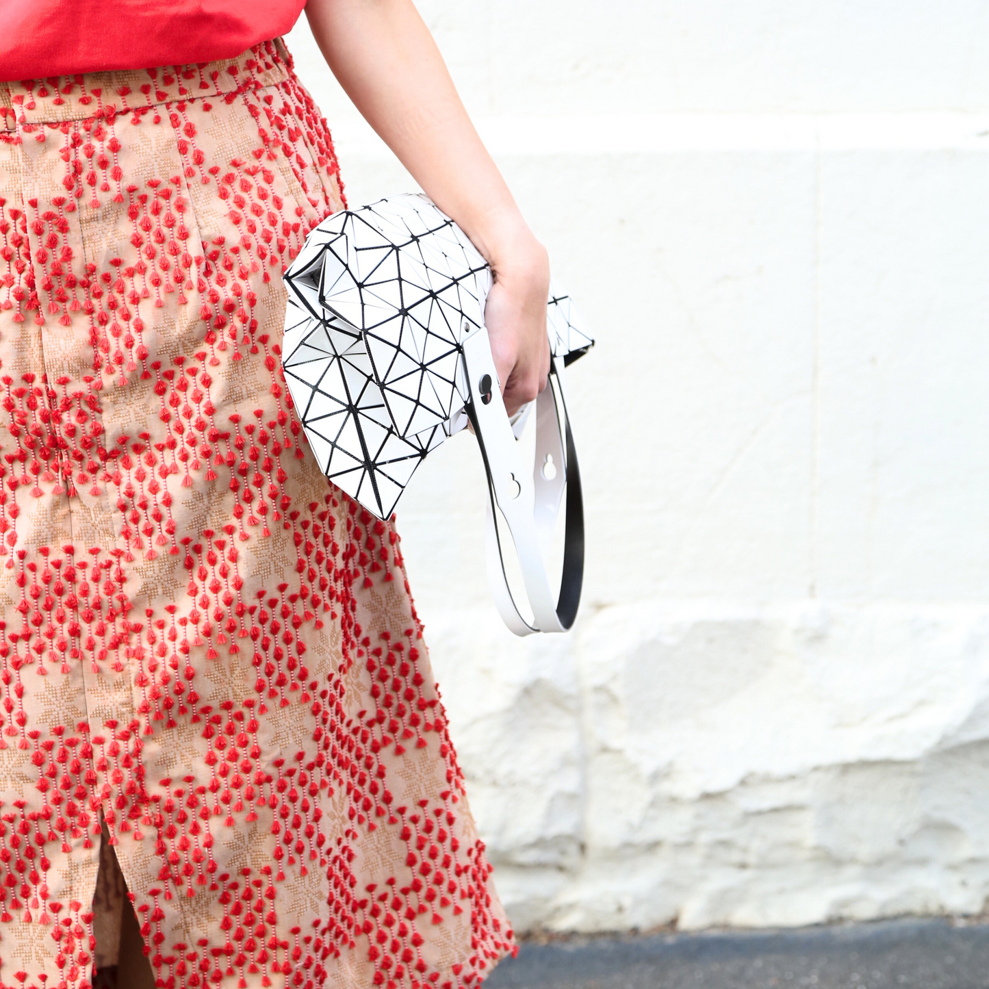 April slit skirt in tenun