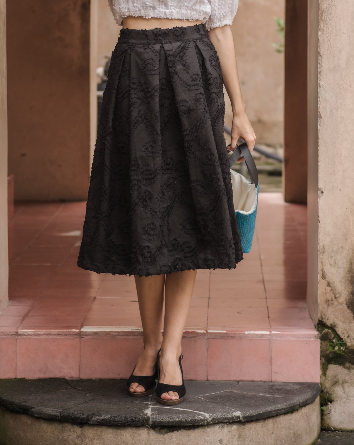 Caitlyn pleated skirt