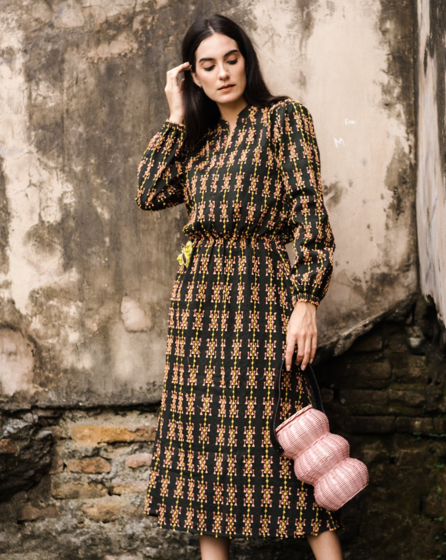 Sarah dress in tenun