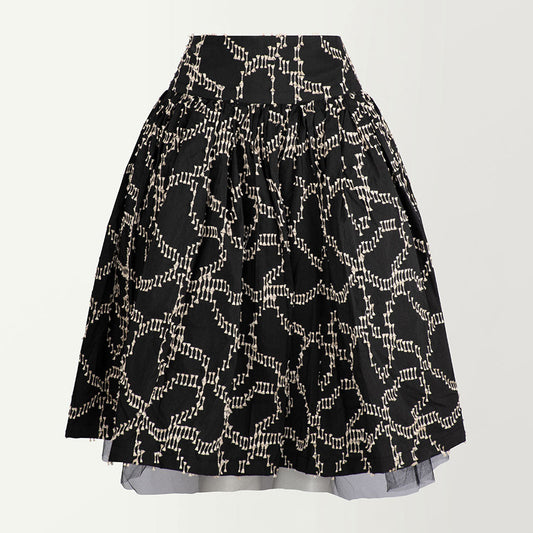 No.2 Full skirt in tenun