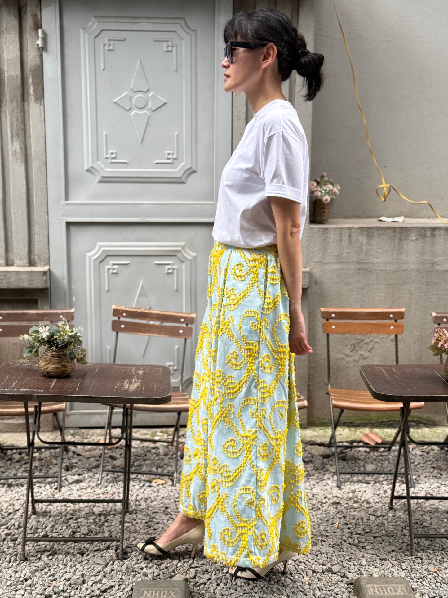 Caitlyn pleated skirt