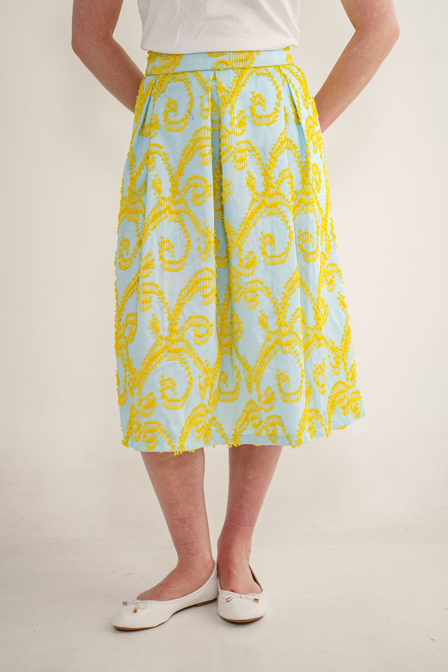 Caitlyn pleated skirt