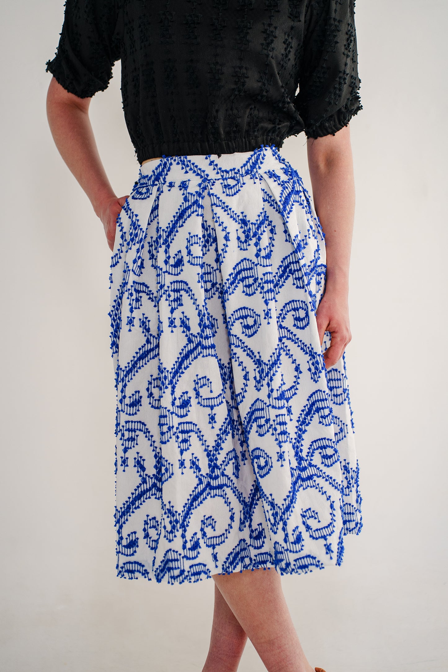 Caitlyn pleated skirt