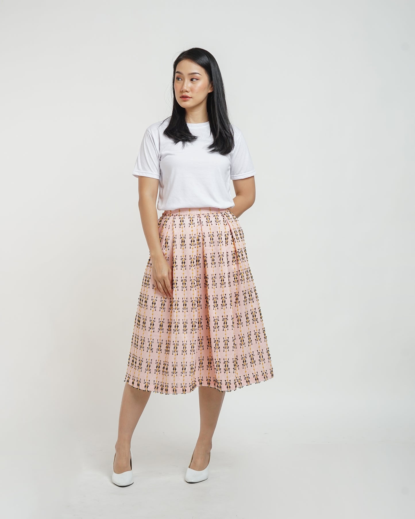 Caitlyn pleated skirt