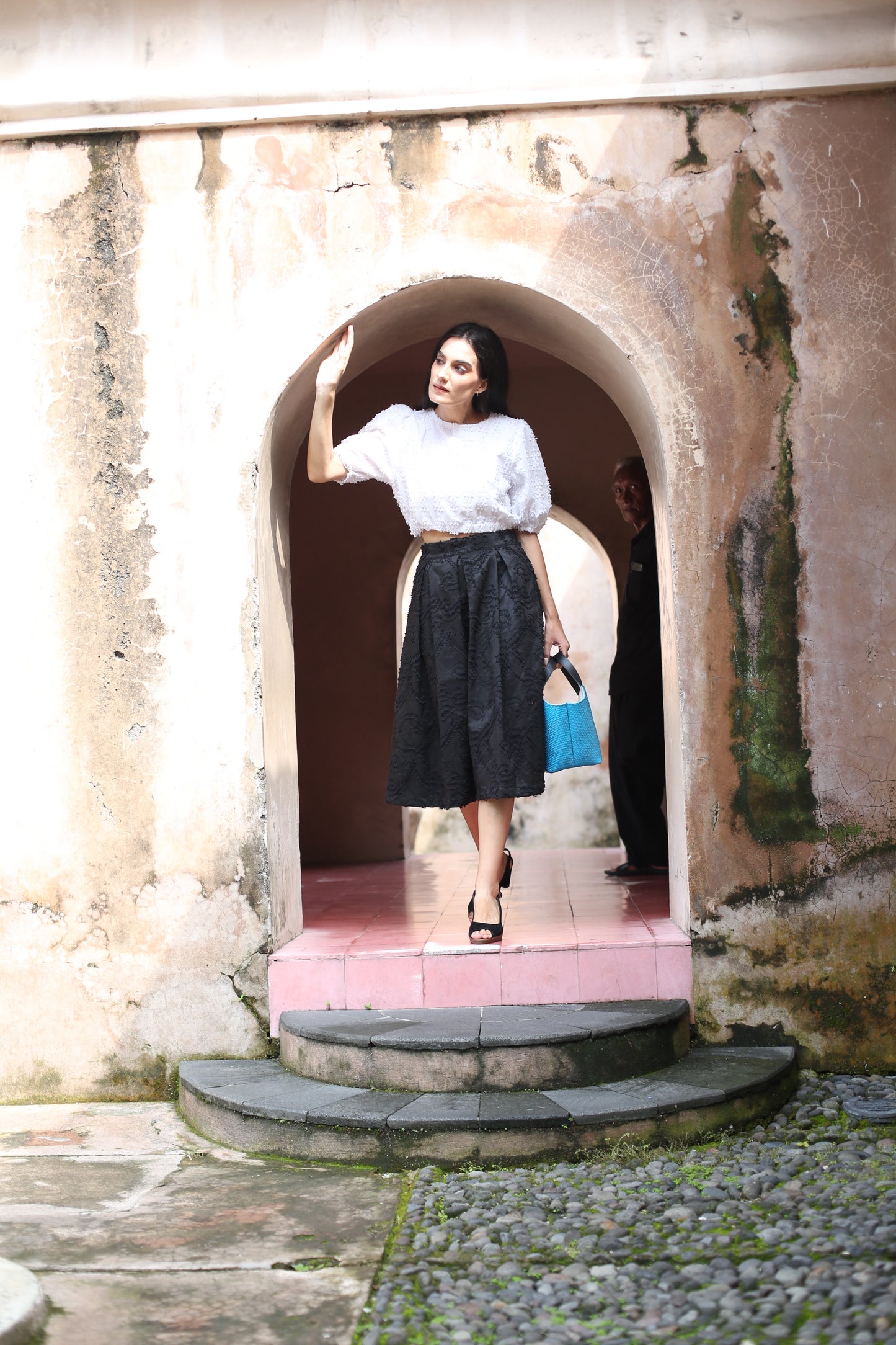 Caitlyn pleated skirt