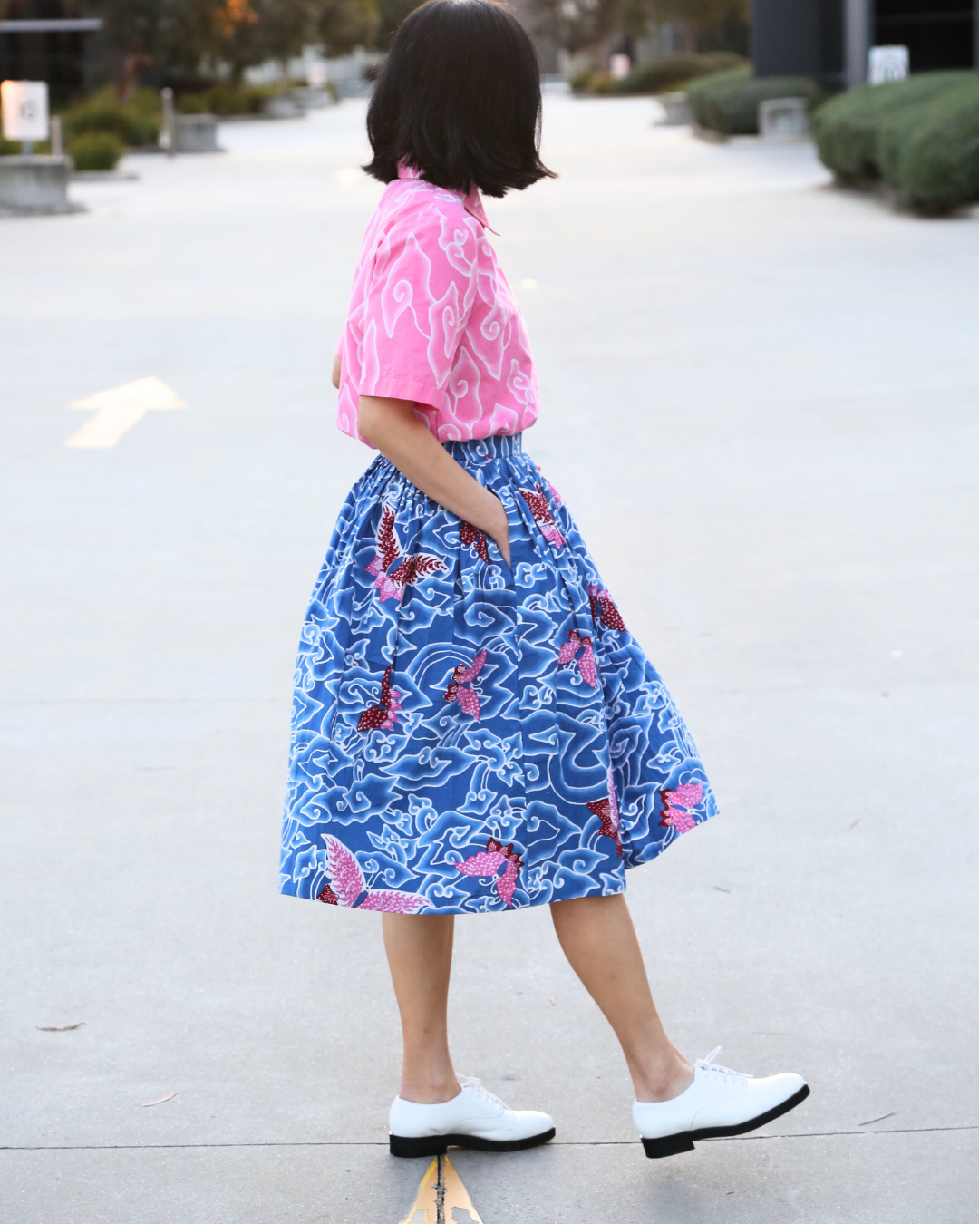 Vivienne skirt in batik
