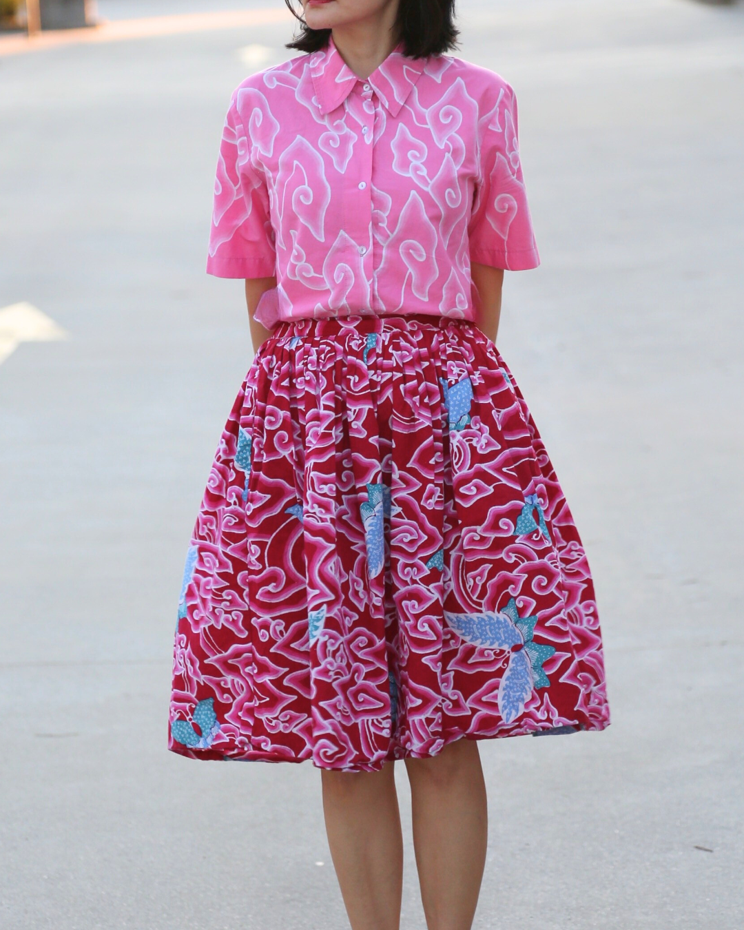Vivienne skirt in batik