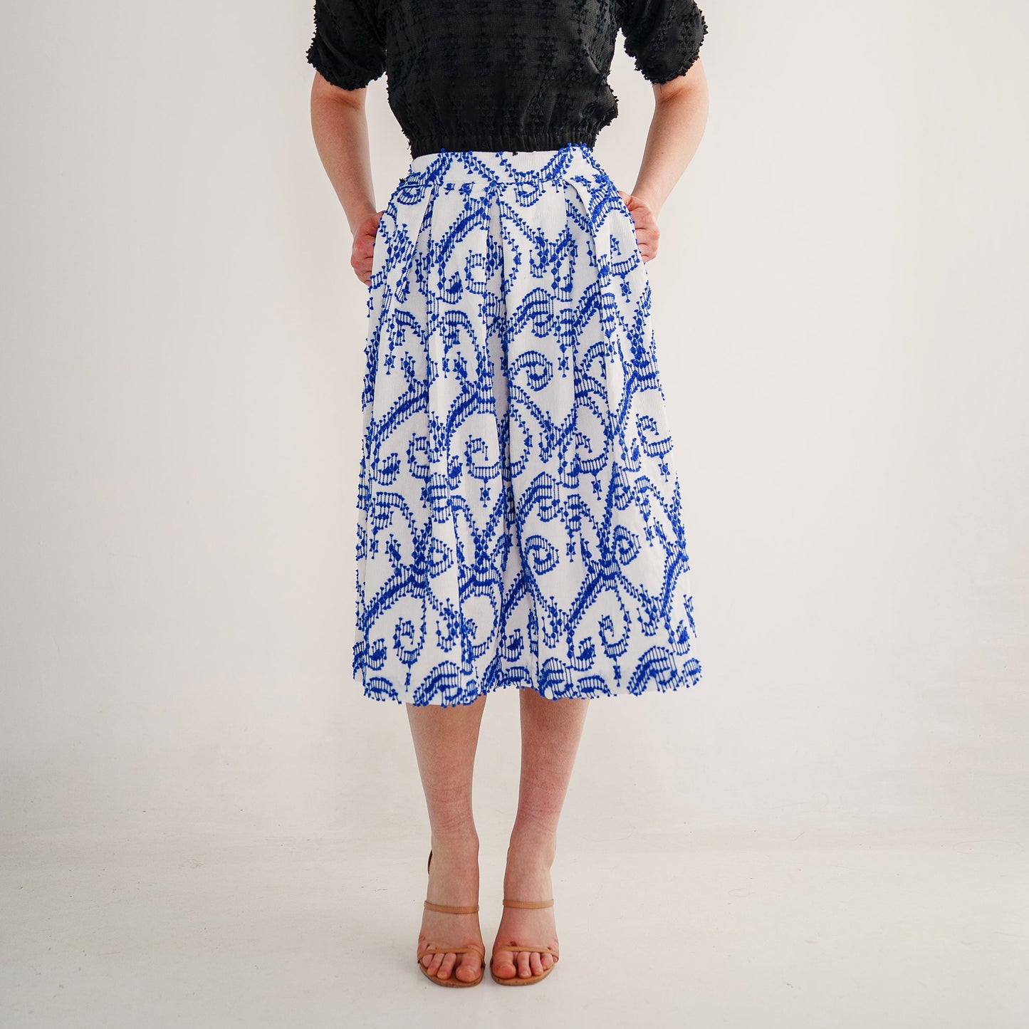 Caitlyn pleated skirt