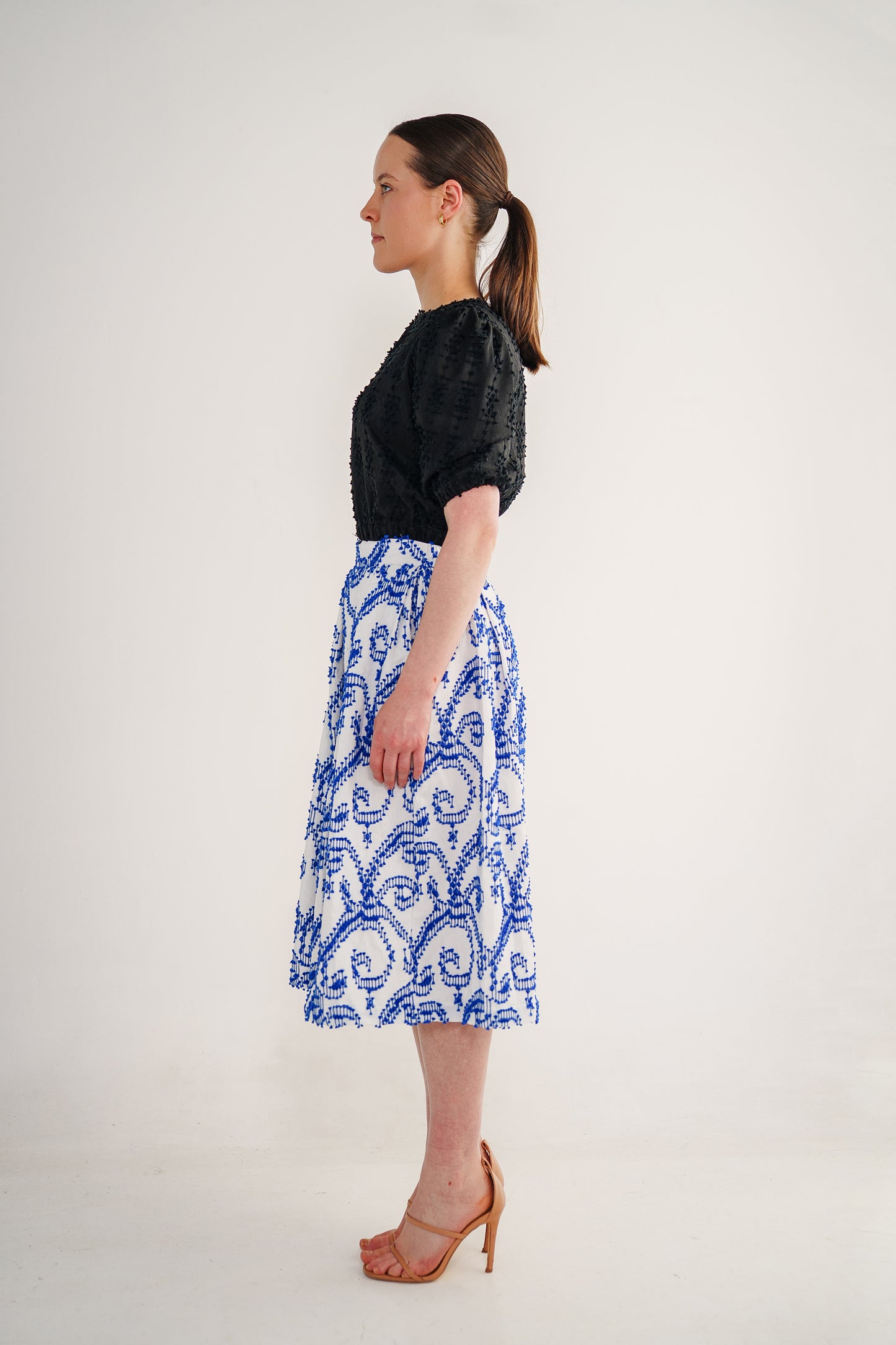 Caitlyn pleated skirt