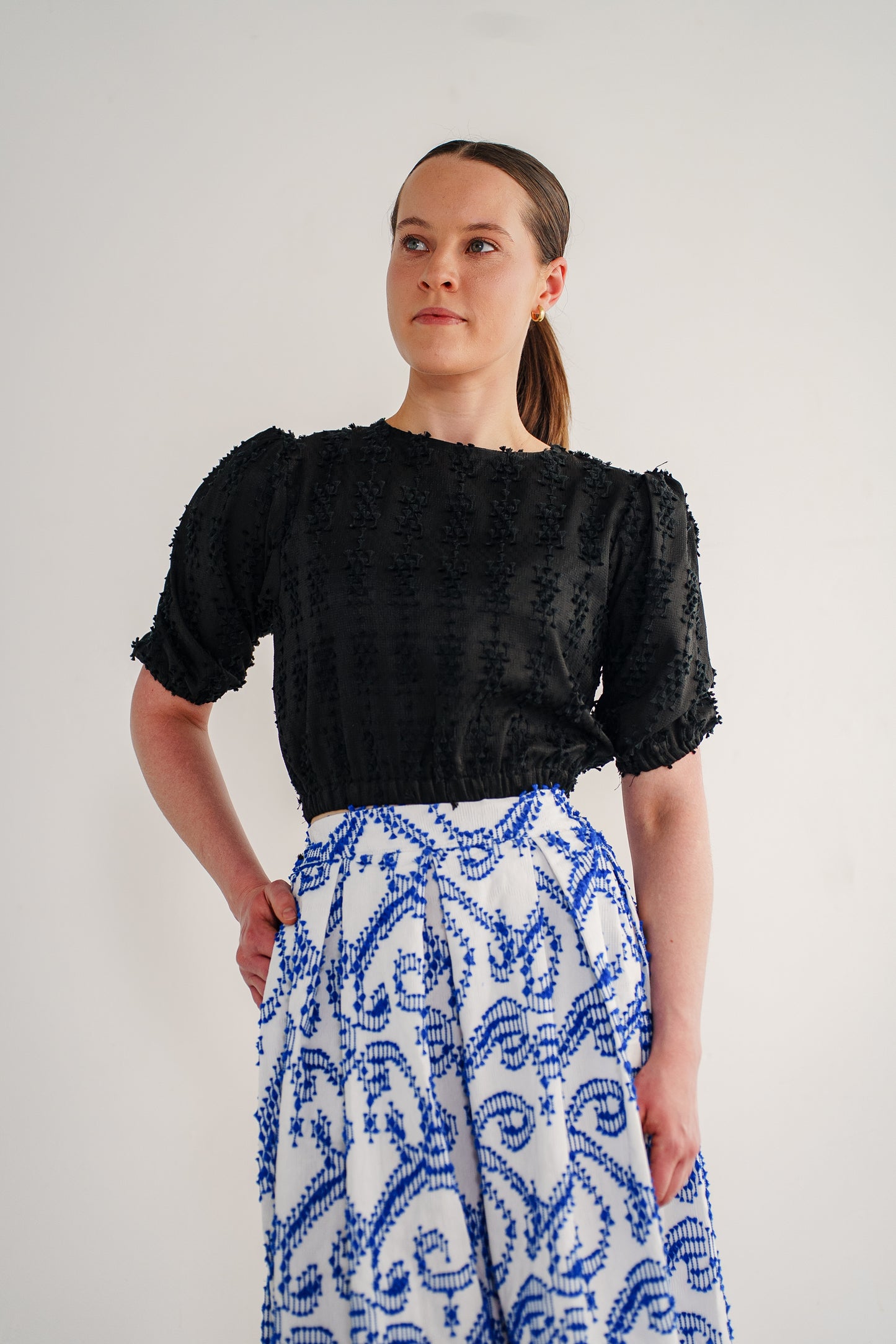 Caitlyn pleated skirt