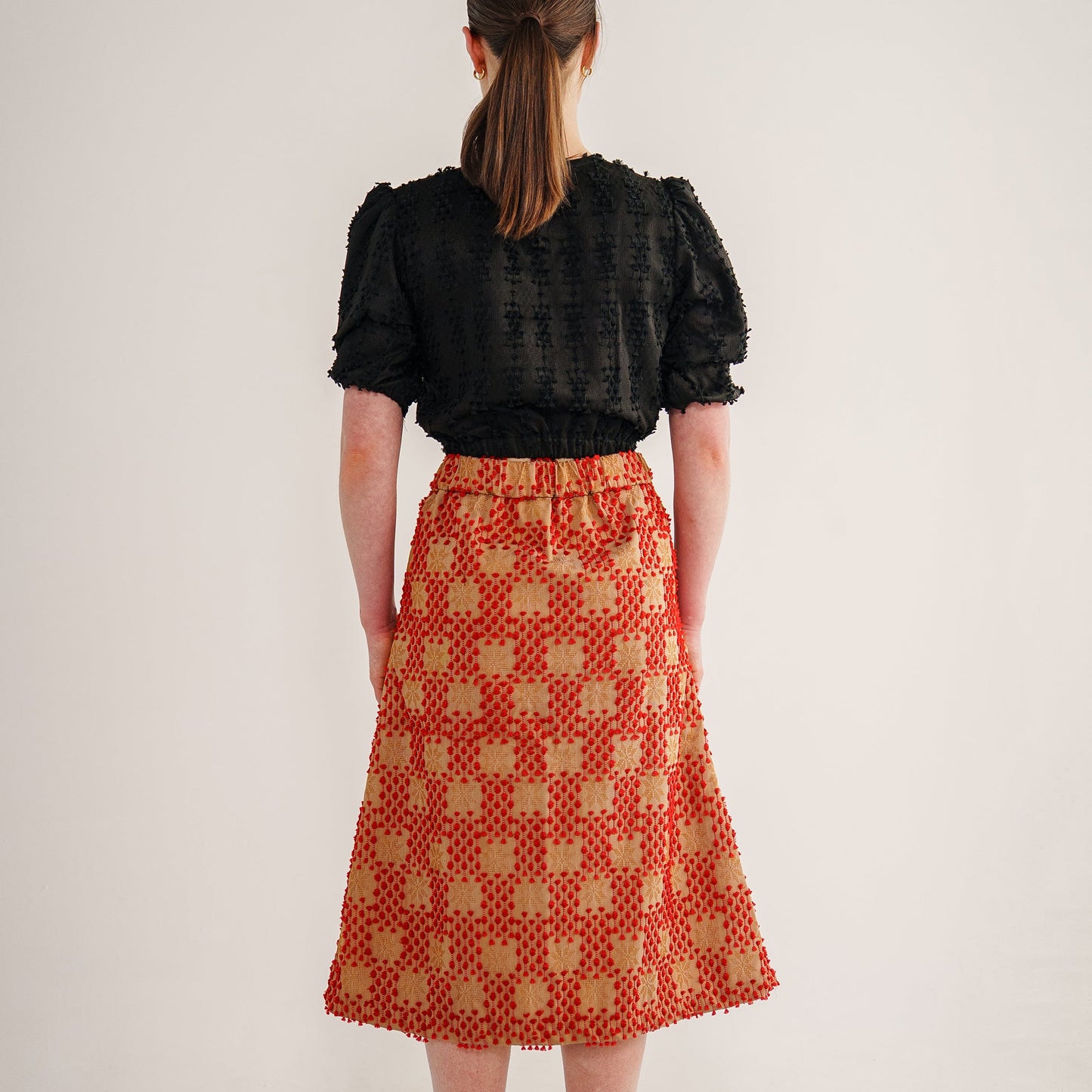 April slit skirt in tenun