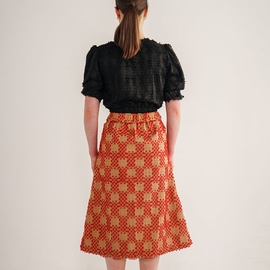 April slit skirt in tenun