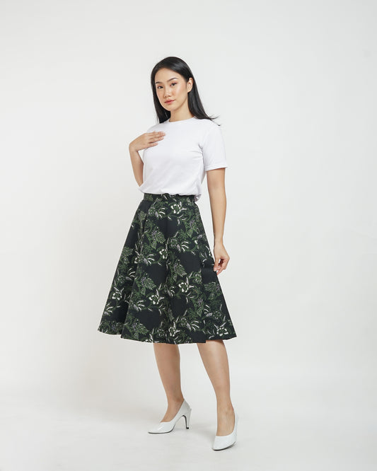 Jenifer batik A-line skirt