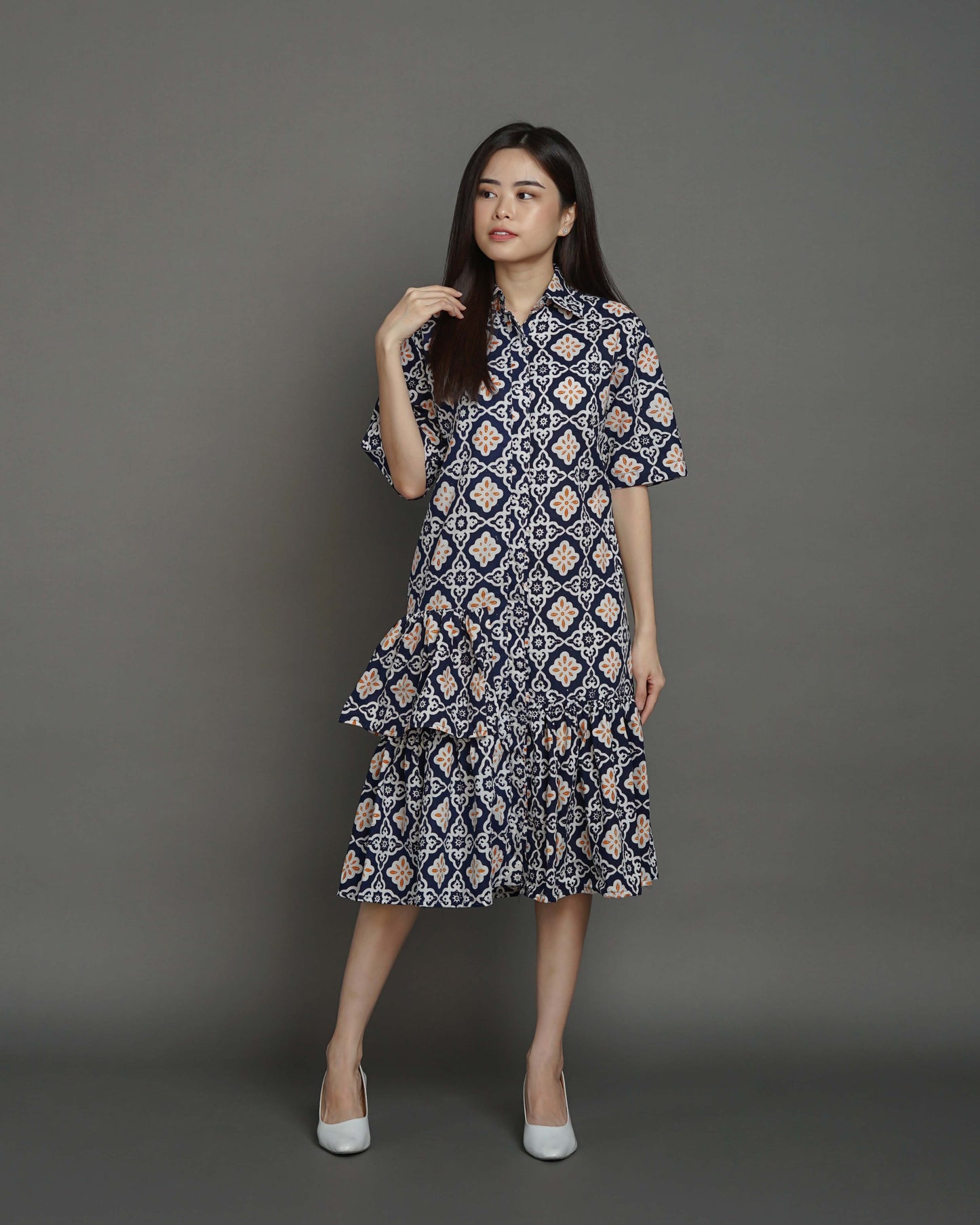 Anjani batik smock dress