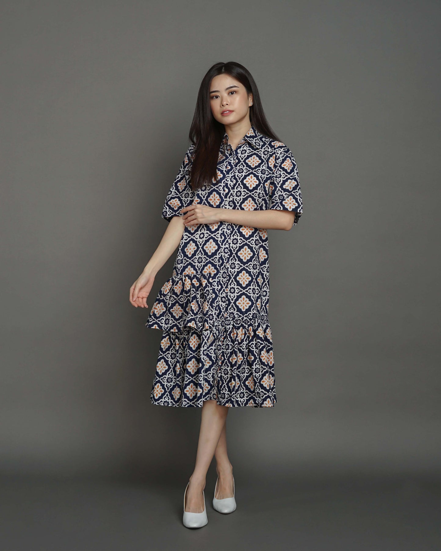 Anjani batik smock dress